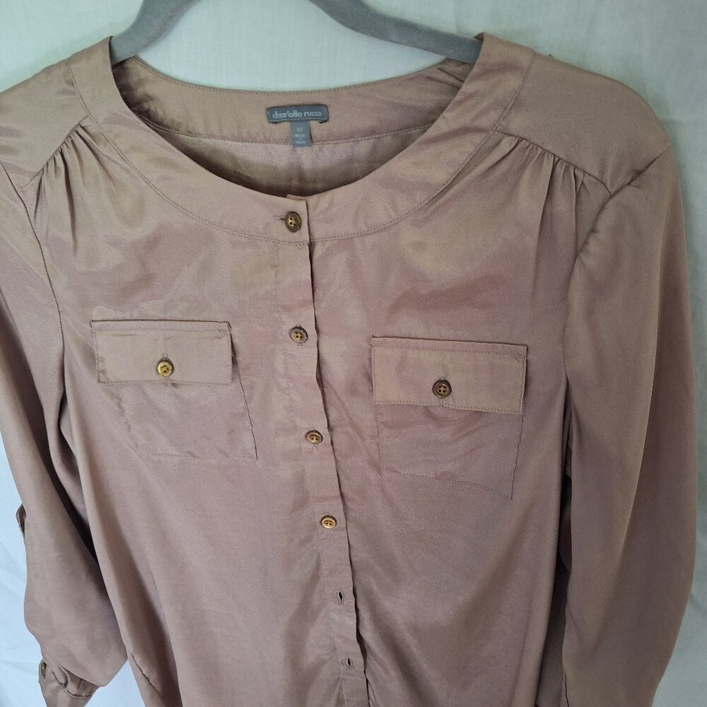 Charlotte Russe Silk Shirt